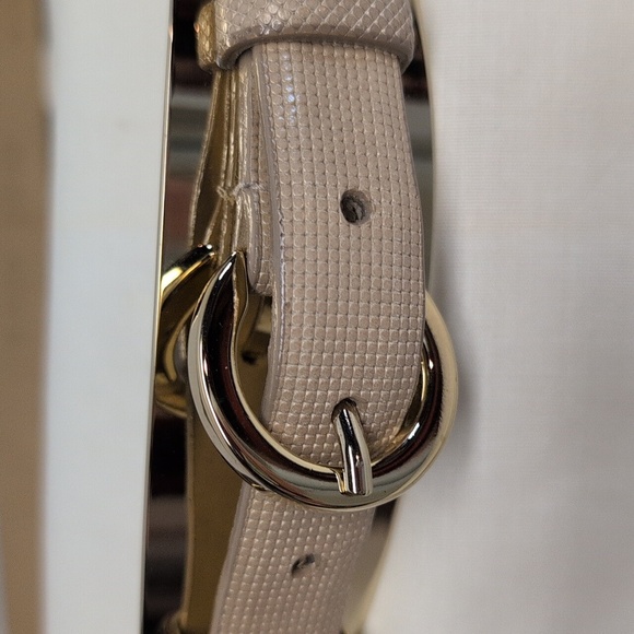 Per Se Elegant Gold buckle leather belt Size M  NWOT - Picture 4 of 9